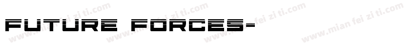 Future Forces字体转换